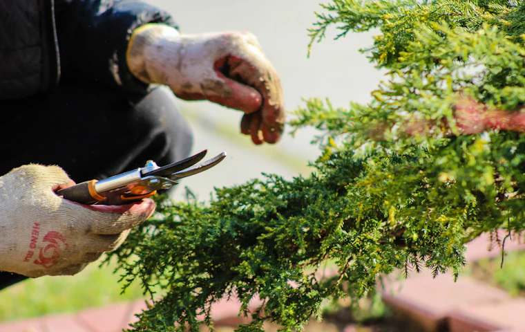 Mantenimiento de jardines en un fraccionamiento